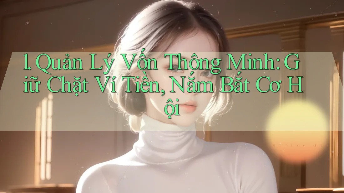 1. Quản Lý Vốn Thông Minh: Giữ Chặt Ví Tiền, Nắm Bắt Cơ Hội 1. Quản Lý Vốn Thông Minh: Giữ Chặt Ví Tiền, Nắm Bắt Cơ Hội