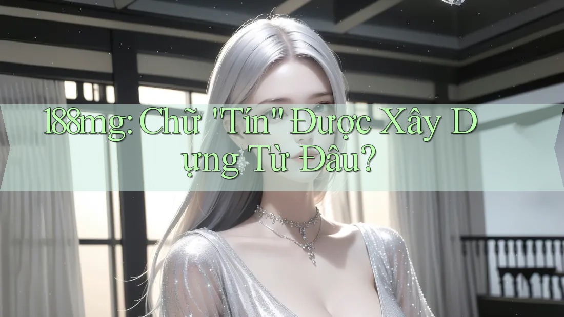 188mg: Chữ “Tín” Được Xây Dựng Từ Đâu? 188mg: Chữ “Tín” Được Xây Dựng Từ Đâu?