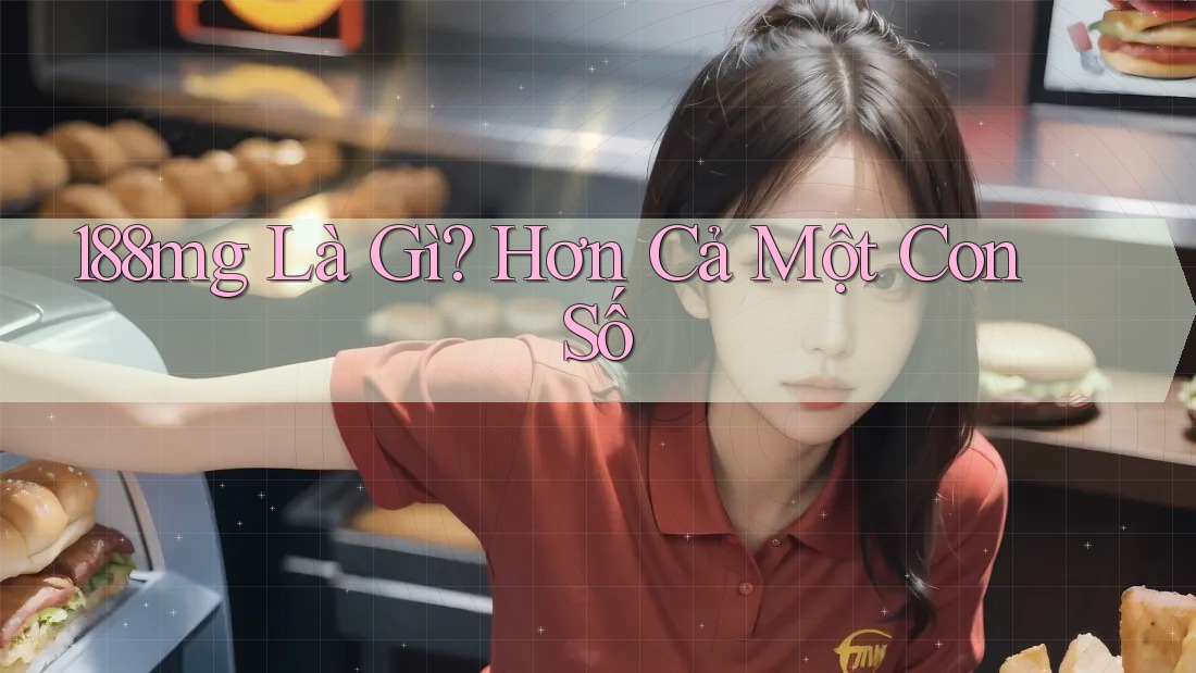 188mg Là Gì? Hơn Cả Một Con Số 188mg Là Gì? Hơn Cả Một Con Số