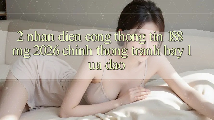 2. Nhận diện Cổng thông tin 188mg 2026 chính thống: Tránh bẫy lừa đảo 2. Nhận diện Cổng thông tin 188mg 2026 chính thống: Tránh bẫy lừa đảo