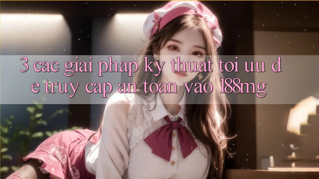 3. Các giải pháp kỹ thuật tối ưu để truy cập an toàn vào 188mg 3. Các giải pháp kỹ thuật tối ưu để truy cập an toàn vào 188mg