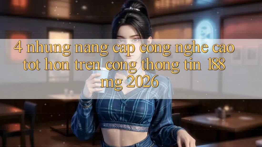 4. Những nâng cấp công nghệ cao tốt hơn trên Cổng thông tin 188mg 2026 4. Những nâng cấp công nghệ cao tốt hơn trên Cổng thông tin 188mg 2026