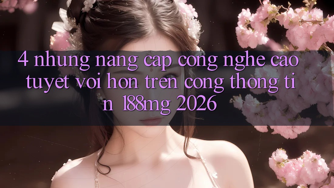 4. Những nâng cấp công nghệ cao tuyệt vời hơn trên Cổng thông tin 188mg 2026