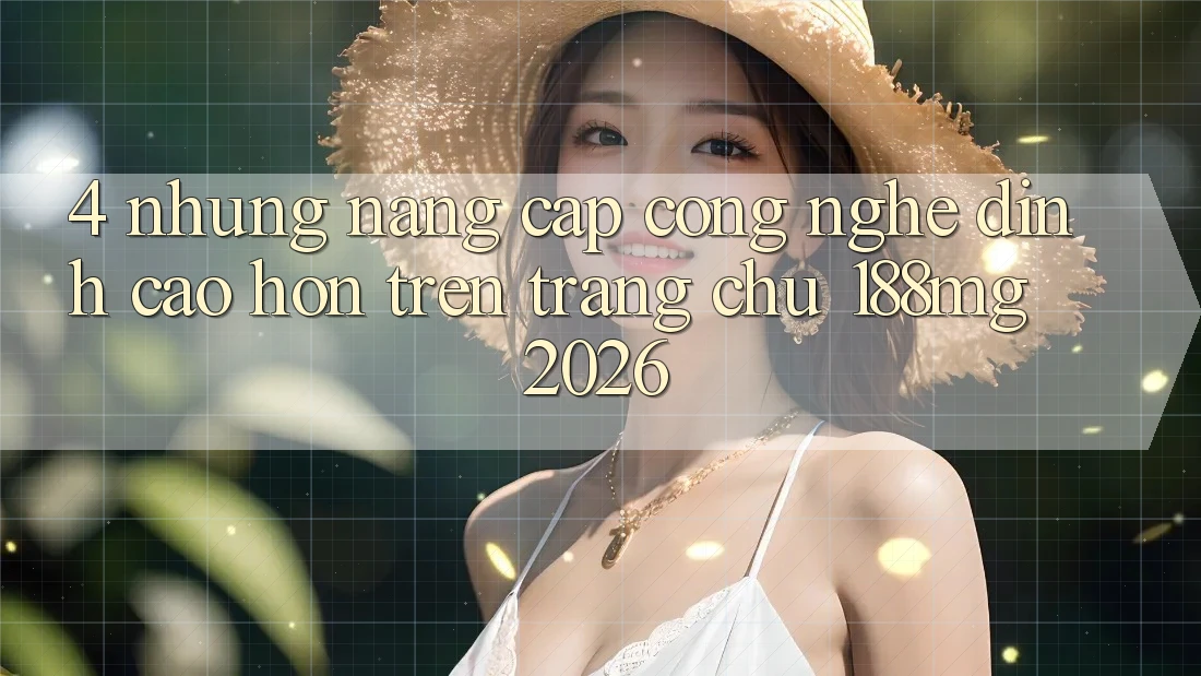 4. Những nâng cấp công nghệ đỉnh cao hơn trên Trang chủ 188mg 2026 4. Những nâng cấp công nghệ đỉnh cao hơn trên Trang chủ 188mg 2026