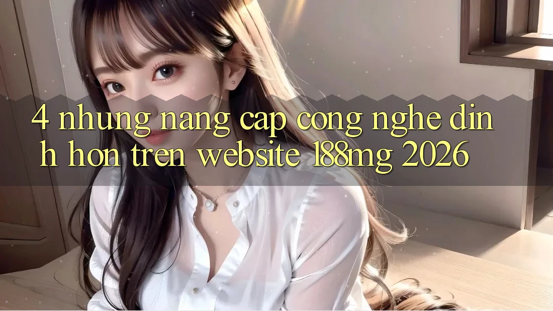 4. Những nâng cấp công nghệ đỉnh hơn trên Website 188mg 2026