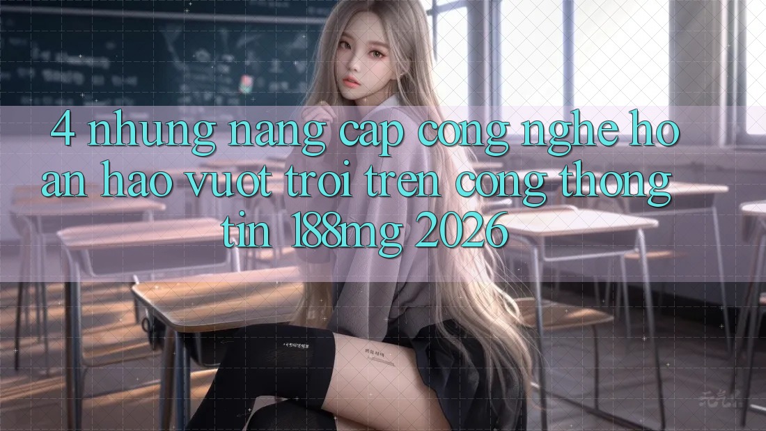 4. Những nâng cấp công nghệ hoàn hảo vượt trội trên Cổng thông tin 188mg 2026 4. Những nâng cấp công nghệ hoàn hảo vượt trội trên Cổng thông tin 188mg 2026