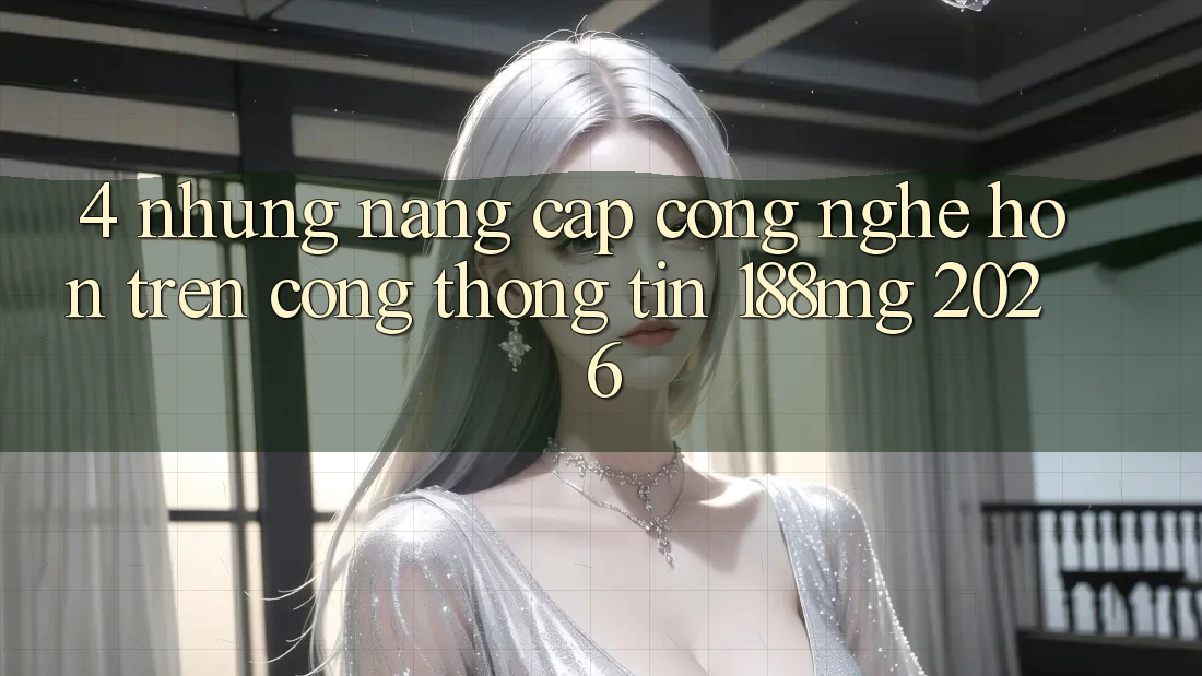 4. Những nâng cấp công nghệ hơn trên Cổng thông tin 188mg 2026 4. Những nâng cấp công nghệ hơn trên Cổng thông tin 188mg 2026