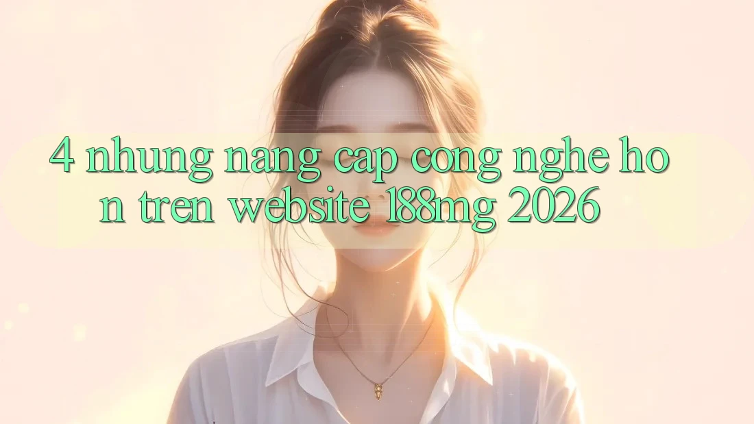 4. Những nâng cấp công nghệ hơn trên Website 188mg 2026 4. Những nâng cấp công nghệ hơn trên Website 188mg 2026
