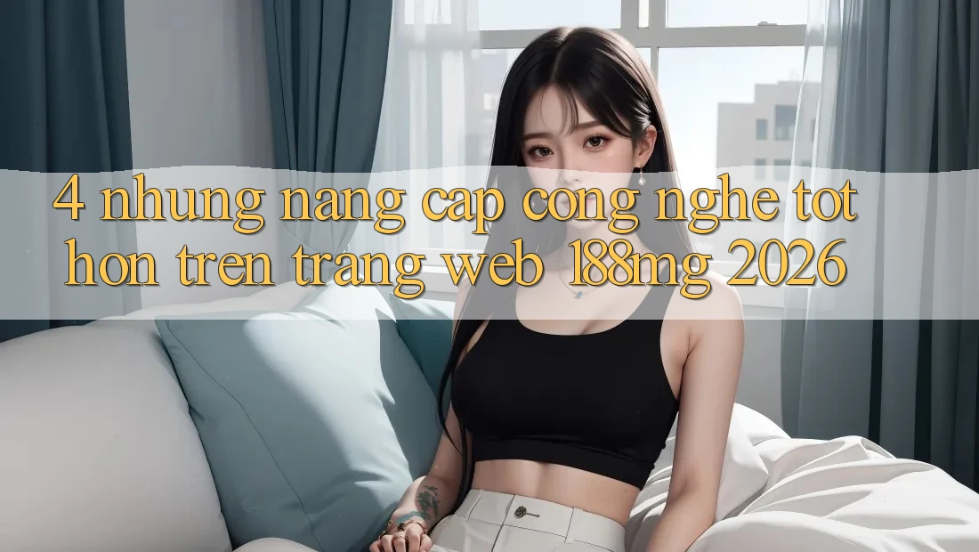 4. Những nâng cấp công nghệ tốt hơn trên Trang web 188mg 2026 4. Những nâng cấp công nghệ tốt hơn trên Trang web 188mg 2026
