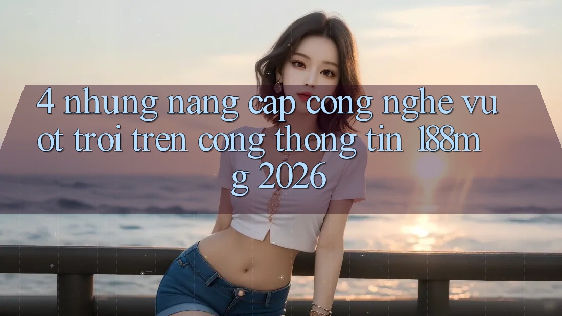 4. Những nâng cấp công nghệ vượt trội trên Cổng thông tin 188mg 2026 4. Những nâng cấp công nghệ vượt trội trên Cổng thông tin 188mg 2026