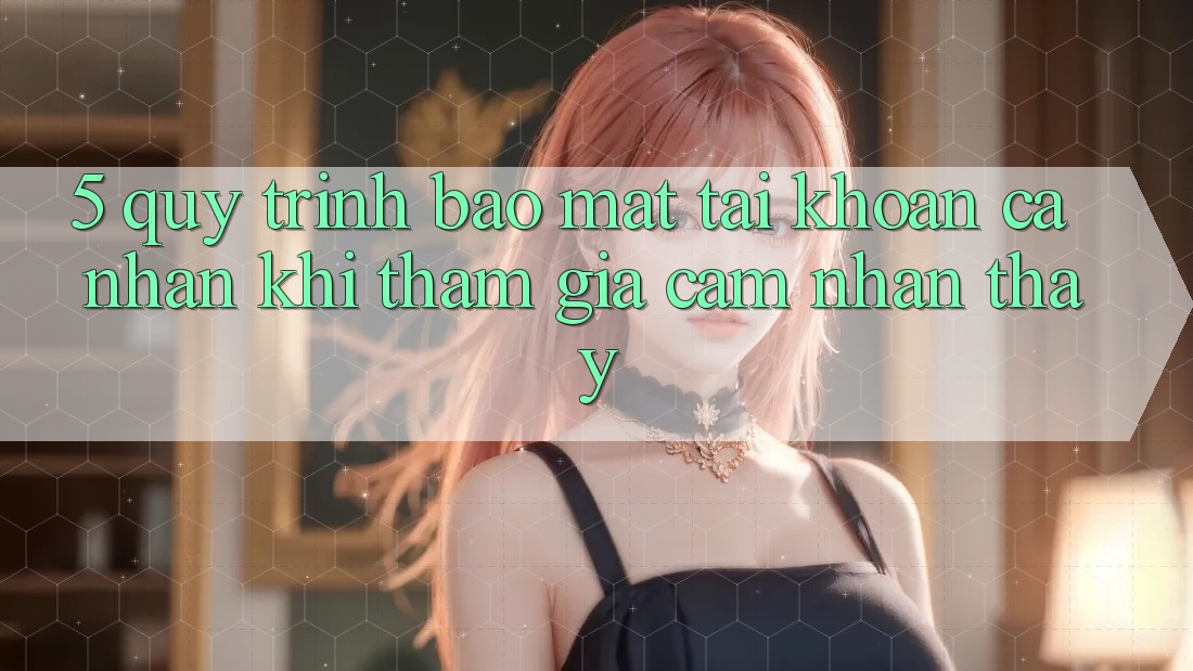 5. Quy trình bảo mật tài khoản cá nhân khi tham gia cảm nhận thấy 5. Quy trình bảo mật tài khoản cá nhân khi tham gia cảm nhận thấy