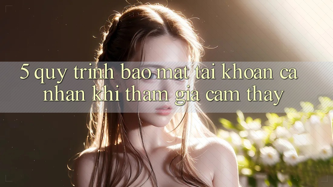 5. Quy trình bảo mật tài khoản cá nhân khi tham gia cảm thấy 5. Quy trình bảo mật tài khoản cá nhân khi tham gia cảm thấy