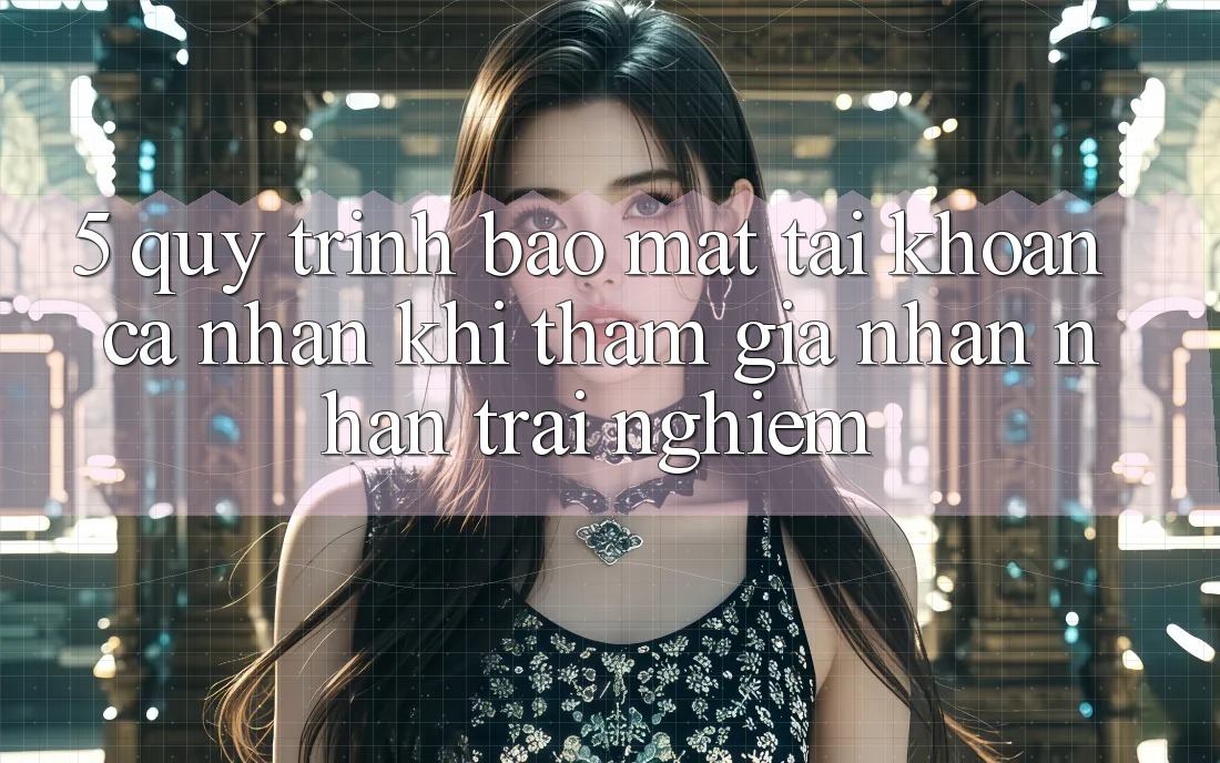 5. Quy trình bảo mật tài khoản cá nhân khi tham gia nhận nhận trải nghiệm 5. Quy trình bảo mật tài khoản cá nhân khi tham gia nhận nhận trải nghiệm
