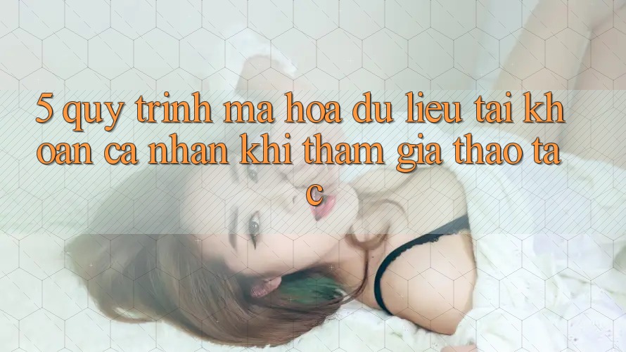 5. Quy trình mã hóa dữ liệu tài khoản cá nhân khi tham gia thao tác