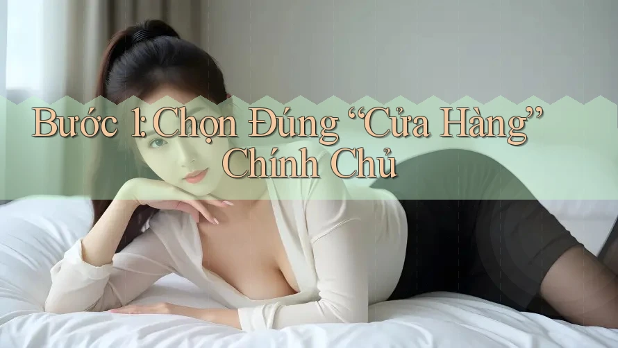 Bước 1: Chọn Đúng “Cửa Hàng” Chính Chủ Bước 1: Chọn Đúng “Cửa Hàng” Chính Chủ