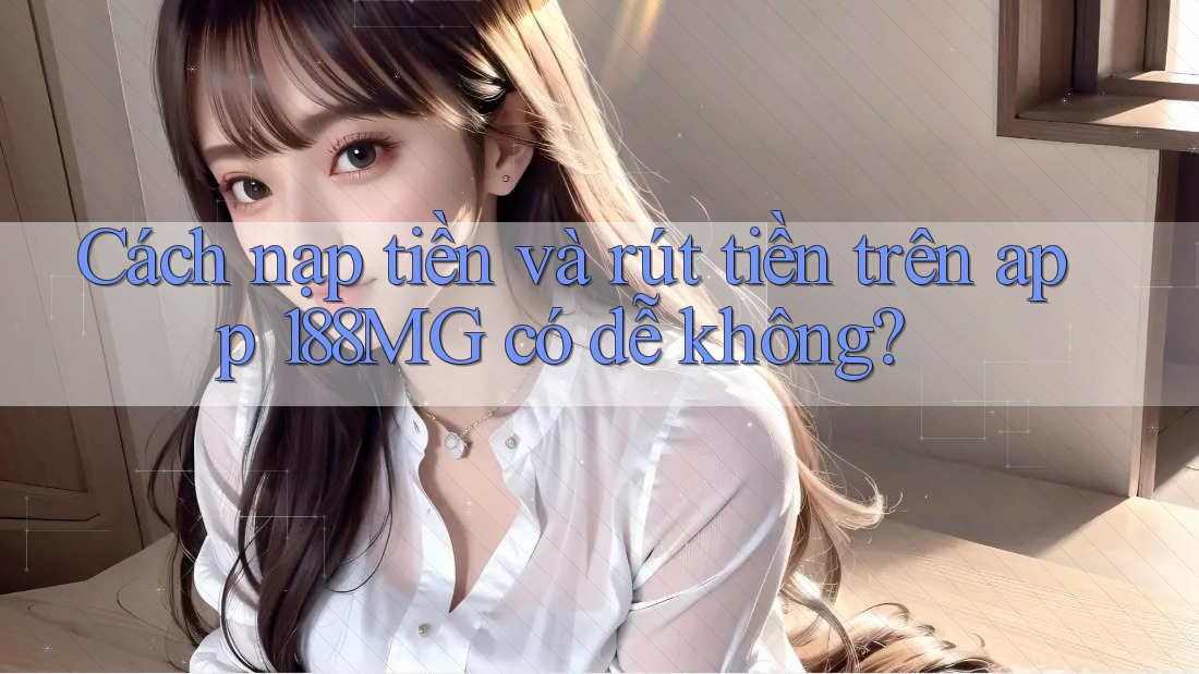 Cách nạp tiền và rút tiền trên app 188MG có dễ không? Cách nạp tiền và rút tiền trên app 188MG có dễ không?