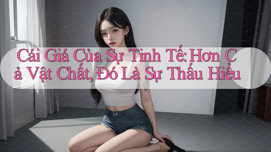 Cái Giá Của Sự Tinh Tế: Hơn Cả Vật Chất, Đó Là Sự Thấu Hiểu