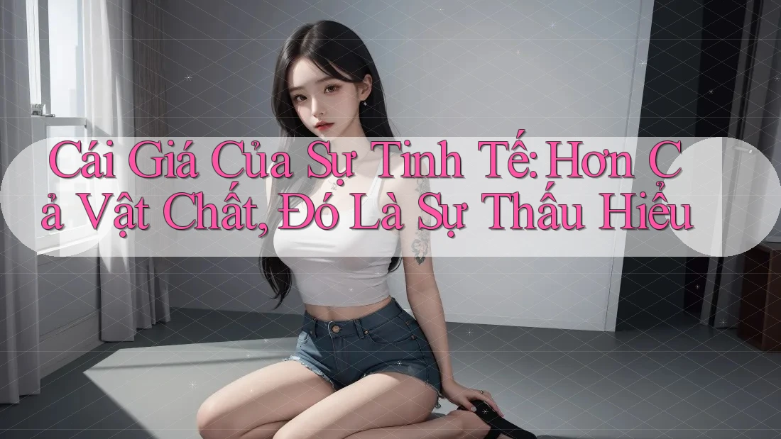 Cái Giá Của Sự Tinh Tế: Hơn Cả Vật Chất, Đó Là Sự Thấu Hiểu Cái Giá Của Sự Tinh Tế: Hơn Cả Vật Chất, Đó Là Sự Thấu Hiểu