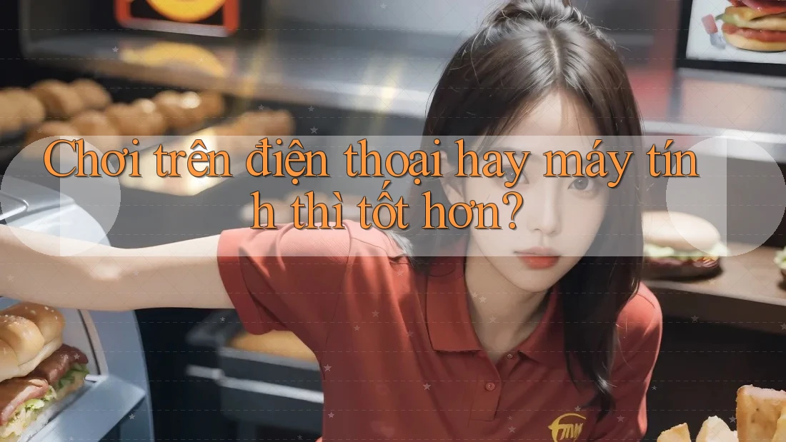 Chơi trên điện thoại hay máy tính thì tốt hơn?