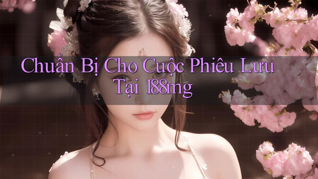 Chuẩn Bị Cho Cuộc Phiêu Lưu Tại 188mg Chuẩn Bị Cho Cuộc Phiêu Lưu Tại 188mg