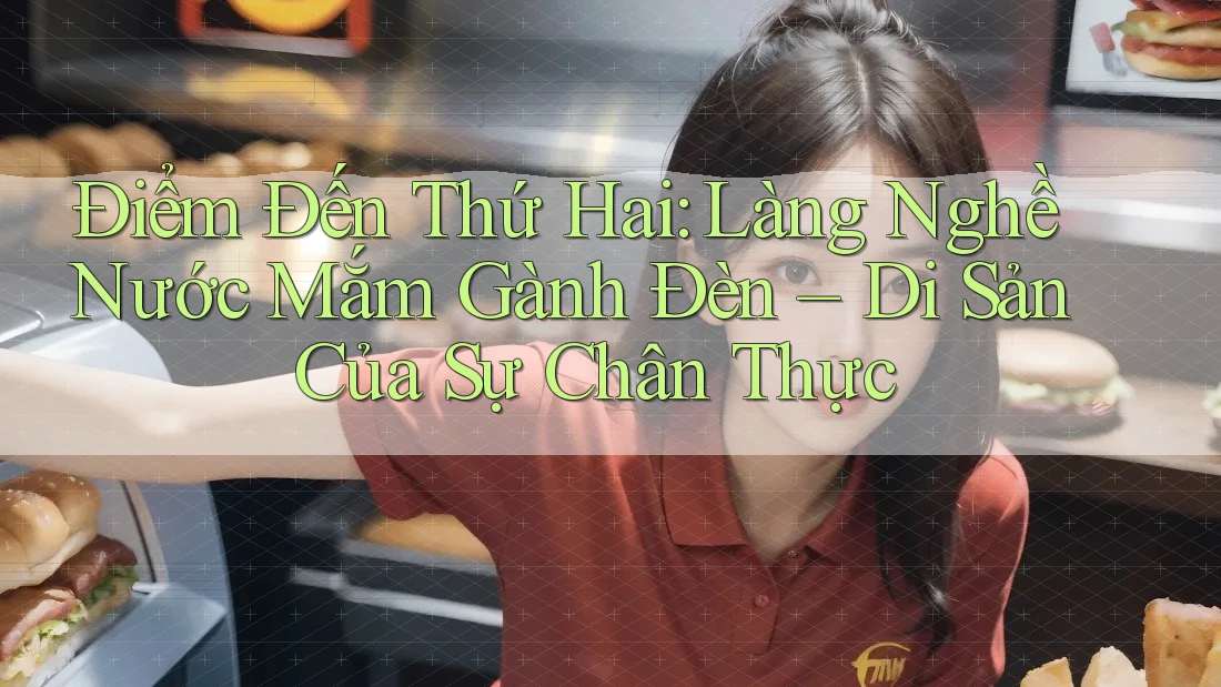 Điểm Đến Thứ Hai: Làng Nghề Nước Mắm Gành Đèn – Di Sản Của Sự Chân Thực
