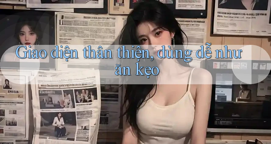 Giao diện thân thiện, dùng dễ như ăn kẹo Giao diện thân thiện, dùng dễ như ăn kẹo