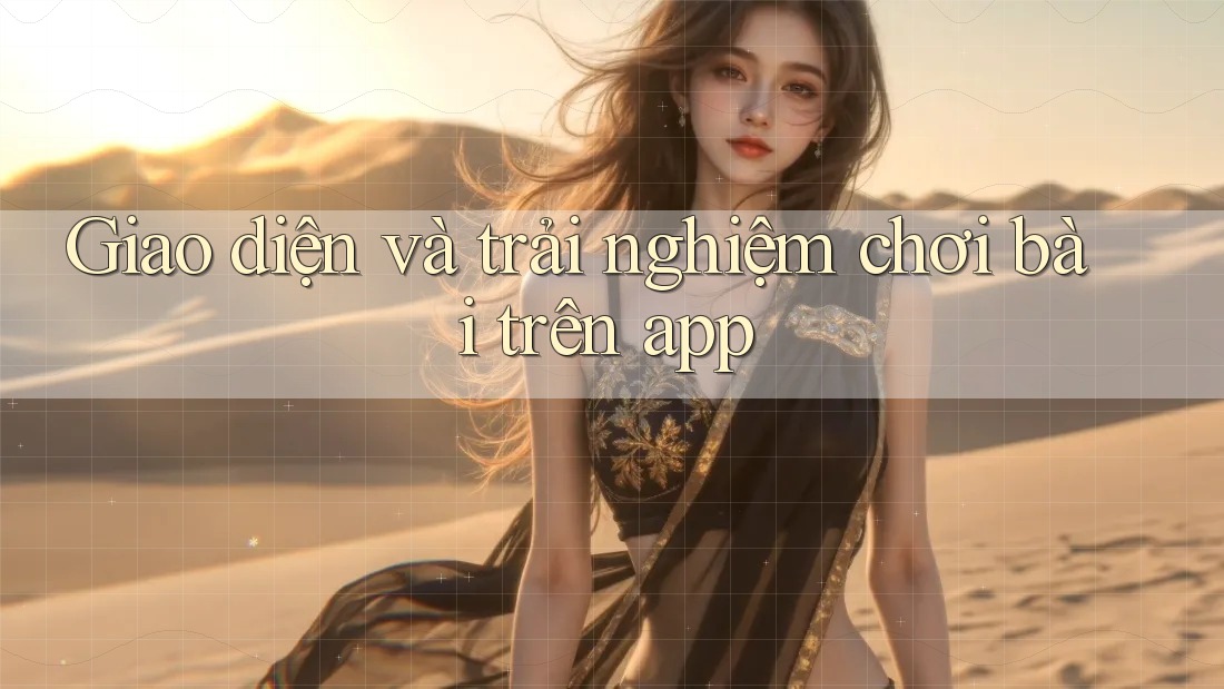 Giao diện và trải nghiệm chơi bài trên app Giao diện và trải nghiệm chơi bài trên app