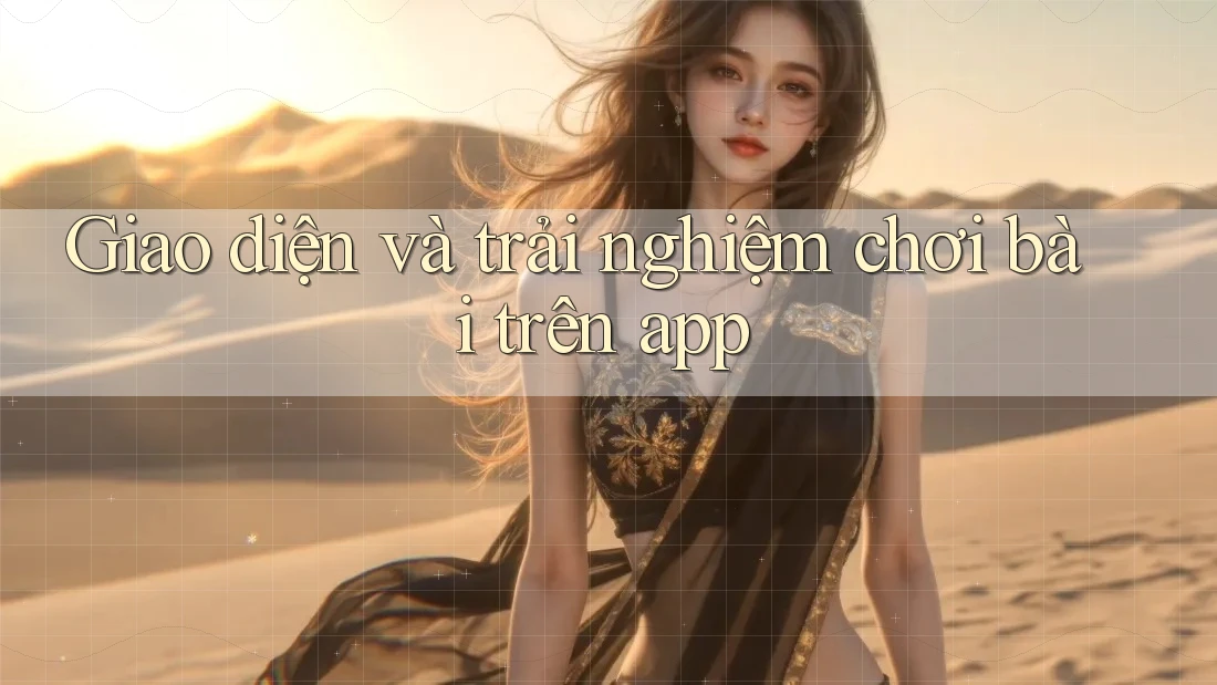 Giao diện và trải nghiệm chơi bài trên app Giao diện và trải nghiệm chơi bài trên app