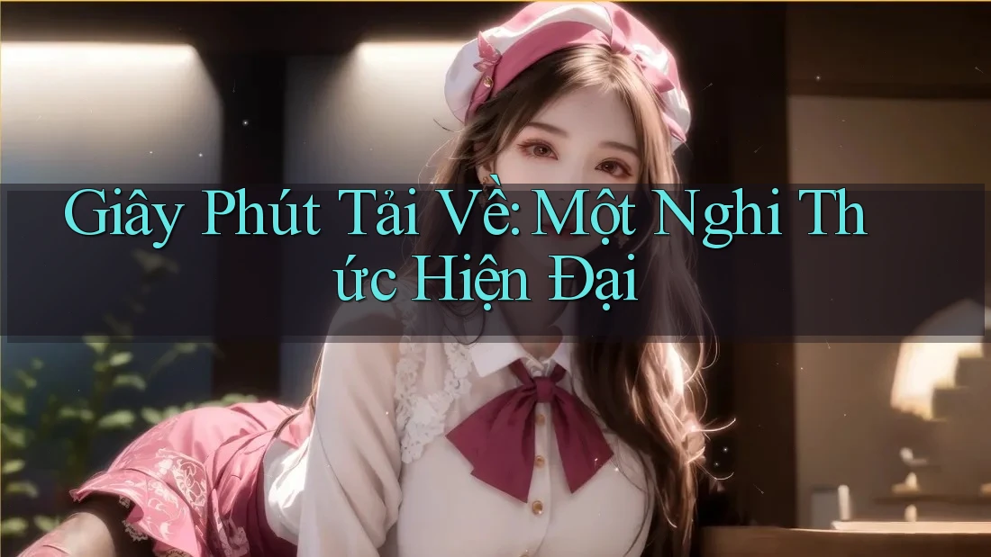 Giây Phút Tải Về: Một Nghi Thức Hiện Đại Giây Phút Tải Về: Một Nghi Thức Hiện Đại