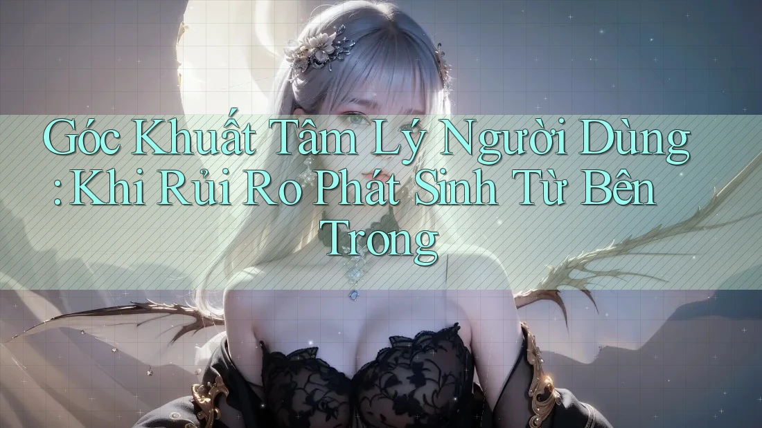 Góc Khuất Tâm Lý Người Dùng: Khi Rủi Ro Phát Sinh Từ Bên Trong Góc Khuất Tâm Lý Người Dùng: Khi Rủi Ro Phát Sinh Từ Bên Trong