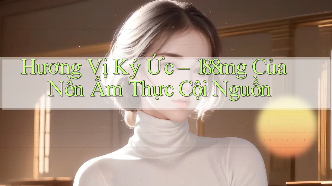 Hương Vị Ký Ức – 188mg Của Nền Ẩm Thực Cội Nguồn Hương Vị Ký Ức – 188mg Của Nền Ẩm Thực Cội Nguồn