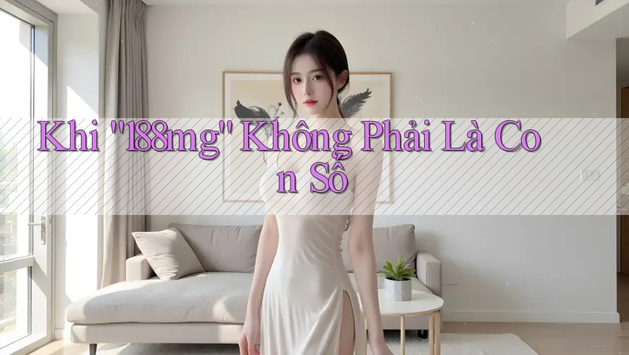 Khi “188mg” Không Phải Là Con Số Khi “188mg” Không Phải Là Con Số