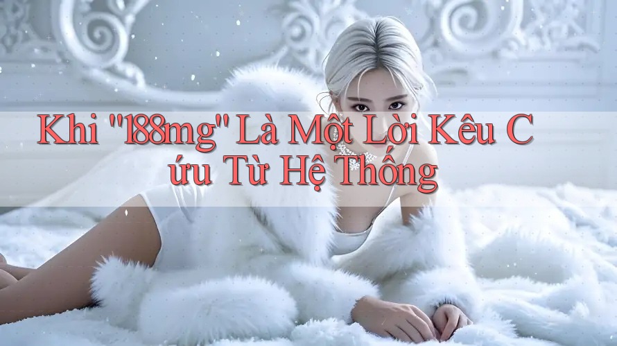 Khi “188mg” Là Một Lời Kêu Cứu Từ Hệ Thống Khi “188mg” Là Một Lời Kêu Cứu Từ Hệ Thống