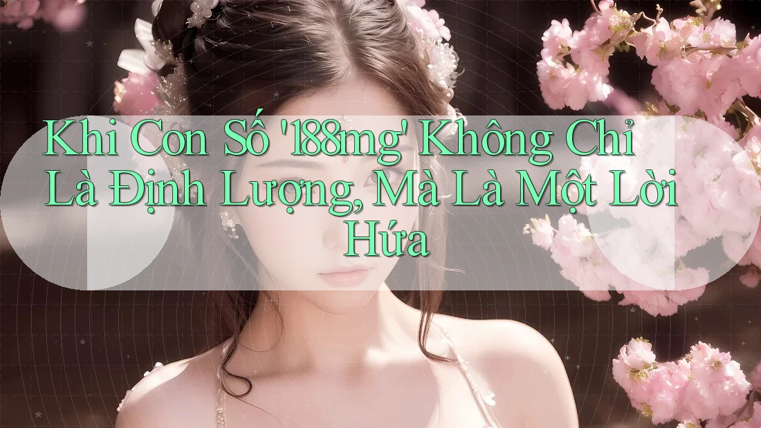 Khi Con Số '188mg' Không Chỉ Là Định Lượng, Mà Là Một Lời Hứa