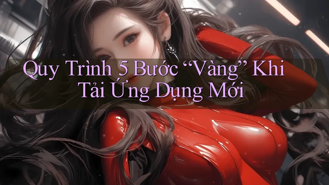 Quy Trình 5 Bước “Vàng” Khi Tải Ứng Dụng Mới Quy Trình 5 Bước “Vàng” Khi Tải Ứng Dụng Mới