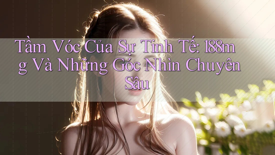 Tầm Vóc Của Sự Tinh Tế: 188mg Và Những Góc Nhìn Chuyên Sâu Tầm Vóc Của Sự Tinh Tế: 188mg Và Những Góc Nhìn Chuyên Sâu