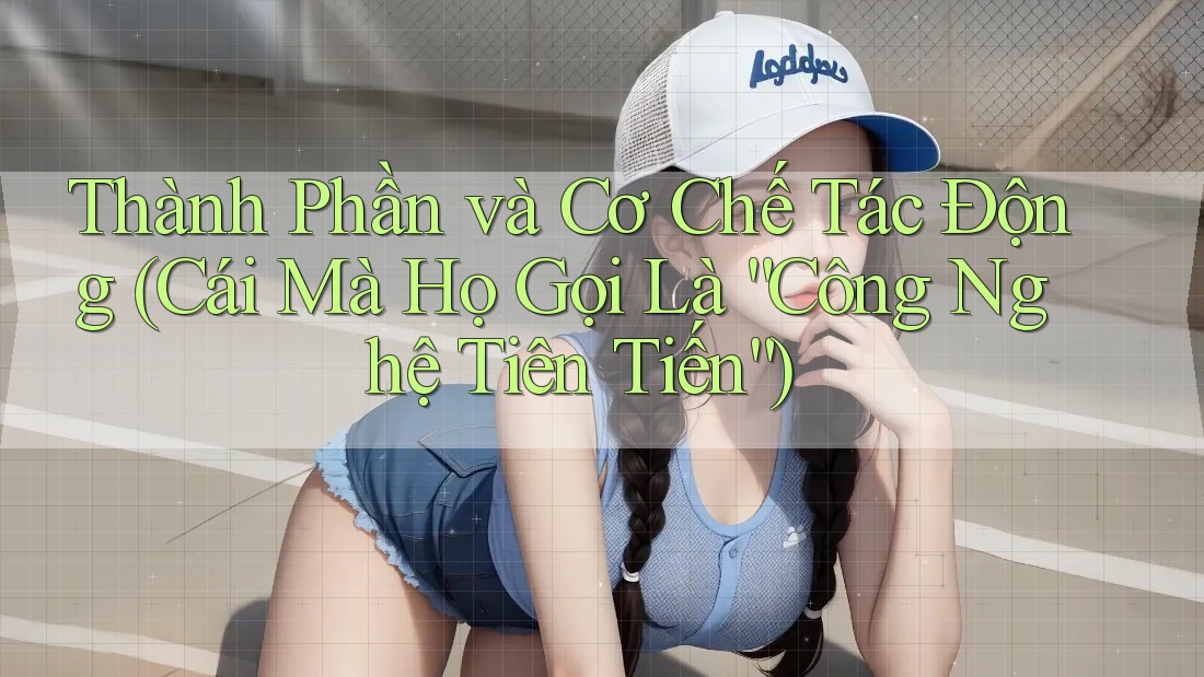 Thành Phần và Cơ Chế Tác Động (Cái Mà Họ Gọi Là “Công Nghệ Tiên Tiến”) Thành Phần và Cơ Chế Tác Động (Cái Mà Họ Gọi Là “Công Nghệ Tiên Tiến”)