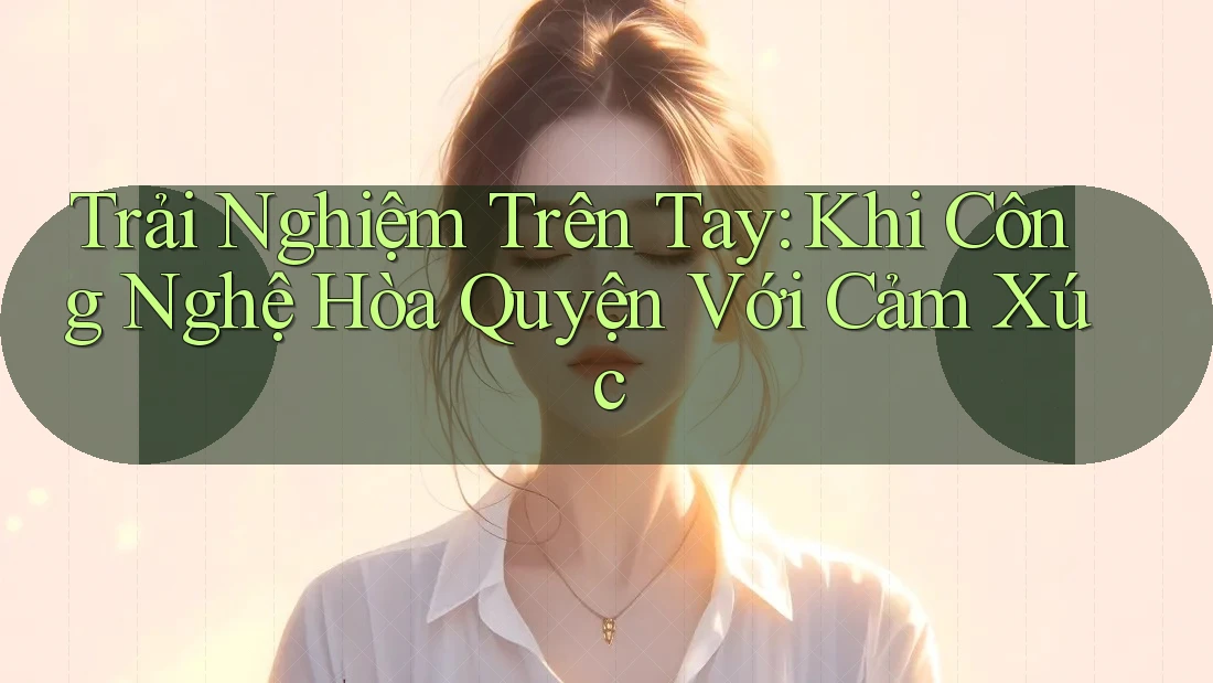 Trải Nghiệm Trên Tay: Khi Công Nghệ Hòa Quyện Với Cảm Xúc