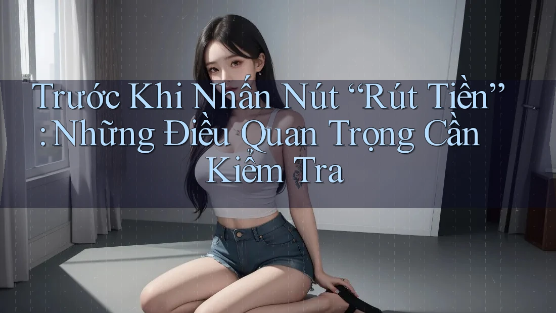 Trước Khi Nhấn Nút “Rút Tiền”: Những Điều Quan Trọng Cần Kiểm Tra Trước Khi Nhấn Nút “Rút Tiền”: Những Điều Quan Trọng Cần Kiểm Tra